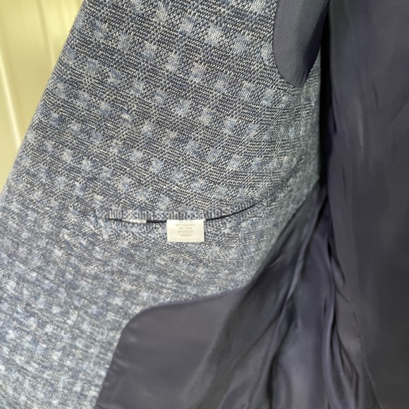 Bonobos Sport Coat by Lanificio Fortex in Italy. 38S in Classic Grey Plaid. NWOT - Picture 5 of 9